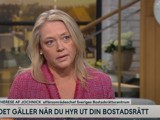 Therese af Jochnick intervjuas i Nyhetsmorgon